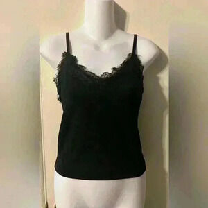 Shein Black Crop Top Black Size One Size